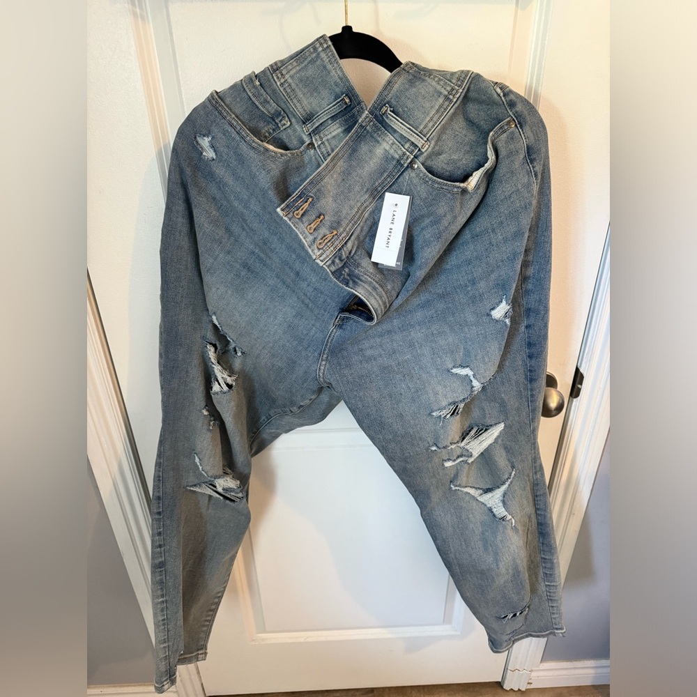 Lane Bryant Distressed Ultra High Rise Jegging